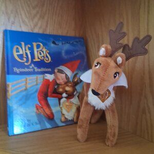 New Out of Box - "ELF PETS REINDEER & BOOK"